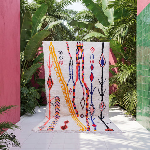 Custom rug, Beni ourain rug, Handmade Berber carpet