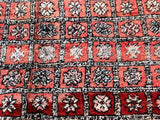 Vintage Boujad Rug, Handmade Wool Berber Carpet, Boho Tribal Area Rug, 9.9ft X 4.9ft