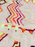 Beni Ourain Rug, Moroccan Teppich Handwoven | Natural Wool | Pink Option, Custom Sizes