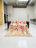 Beni Ourain Rug, Moroccan Teppich Handwoven | Natural Wool | Pink Option, Custom Sizes