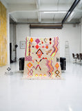 Beni Ourain Rug, Moroccan Teppich Handwoven | Natural Wool | Pink Option, Custom Sizes